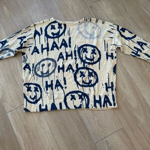 Lisa Todd extra large graffiti sweater